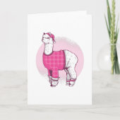 Pajama llama kaart (Voorkant)