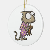 Pajama Monkey Ornament (Links)