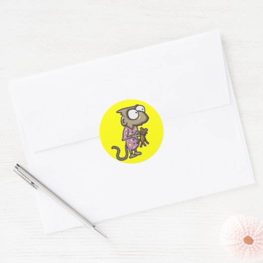 Pajama Monkey Stickers (Envelop)