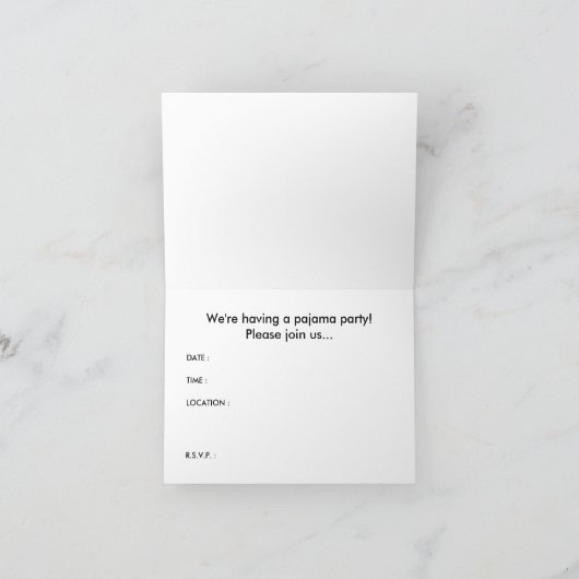 pajama - partij (Binnen)