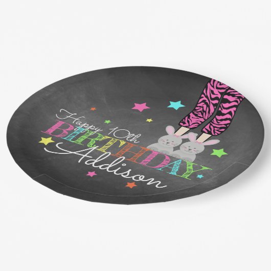 Pajama Party Birthday Papieren Bordje (Gekanteld)