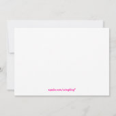 Pajama Party for Girls Kaart (Achterkant)