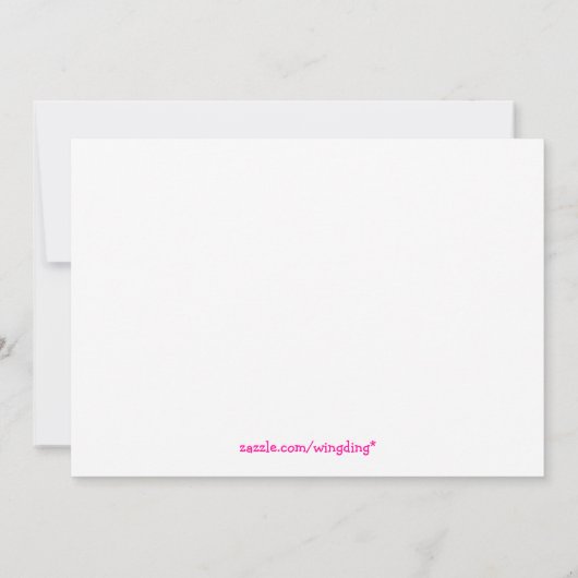 Pajama Party for Girls Kaart (Achterkant)