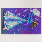 Pajama Party Girl - Pillow Fight - Girly Fun Night Legpuzzel (Horizontaal)