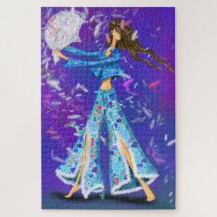 Pajama Party Girl - Pillow Fight - Girly Fun Night Legpuzzel