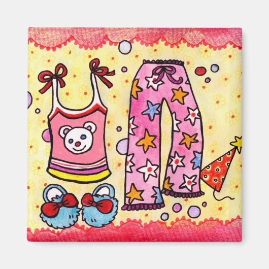 Pajama Party Magnet (Voorkant)
