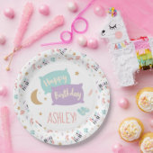 Pajama Party - Meisjes van elke leeftijd Happy Bir Papieren Bordje (Feest)