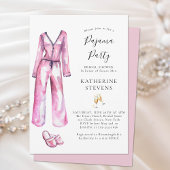 Pajama Party PJ Lingerie Slumber Vrijgezellenfeest Kaart
