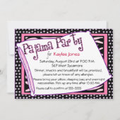 Pajama Party Polka Dot Pinks Kaart (Voorkant)