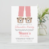 Pajama Party, Slaamberpartij Kaart (Staand voorkant)