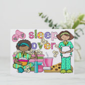 Pajama Party / Slaap over - SRF Kaart (Staand voorkant)