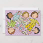 Pajama Party / Slaap over - SRF Kaart (Voorkant)