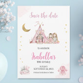 Pajama Party Sleepover Party Waterverf Save The Date