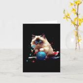 Pajama Ragdoll Cat Perfect For Cat Lovers! For Men Kaart (Gele Bloem)