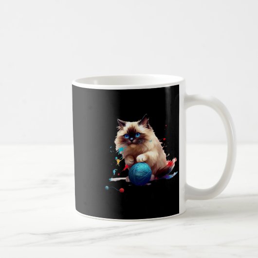 Pajama Ragdoll Cat Perfect For Cat Lovers! For Men Koffiemok (Rechts)