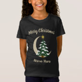 Pajamas Christmas Tree T-Shirt (Personalize) (Voorkant)