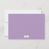 Pajamas en Pancakes Birthday Party Dank je Bedankkaart (Achterkant)