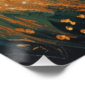 Pajar solitario al atardecer perfect poster (Hoek)