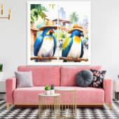 pajariando canvas afdruk (Insitu (Woonkamer))