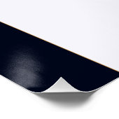 Pájaro azul y blanco perfect poster (Hoek)