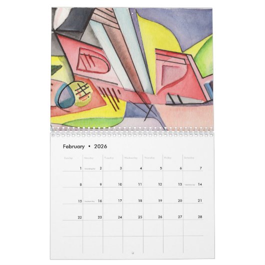 Pajaro Iterations, set 1, 2024 Kalender (Feb 2026)