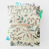 Pájaros azules inpakpapier vel (In situ)