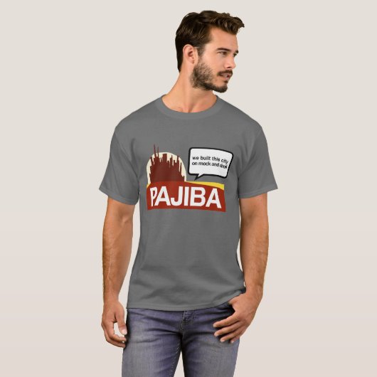 Pajiba donker t-shirt (Voorkant volledig)