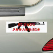 PAK47, 60 CENT ASSASSASSINS BUMPERSTICKER (Op auto)