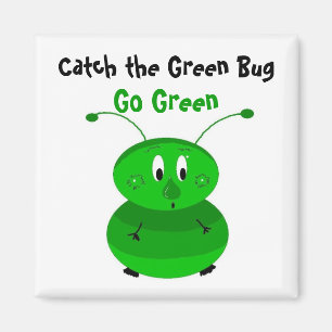 Pak de Groene Bug Magneet