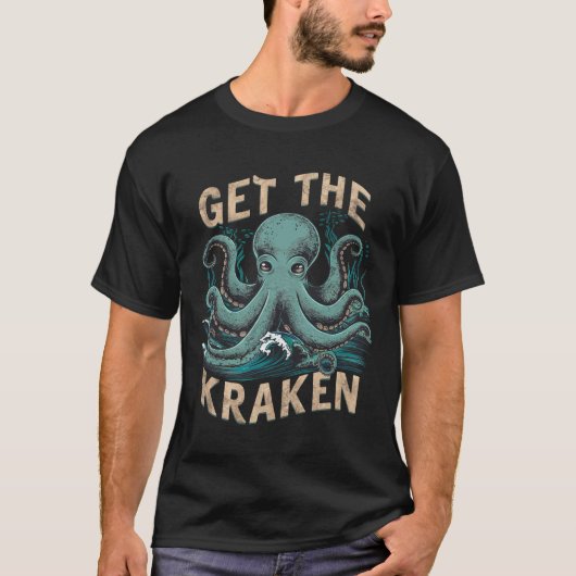 Pak de kraken t-shirt (Voorkant)