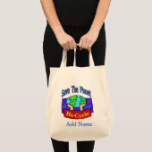 Pak de kruidzak, bespaar de planeet tote bag (Voorkant (product))