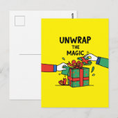 Pak de Magische Kerstcadeau uit Briefkaart (Voorkant / Achterkant)