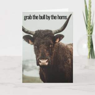 Pak de stier bij de hoorns kaart