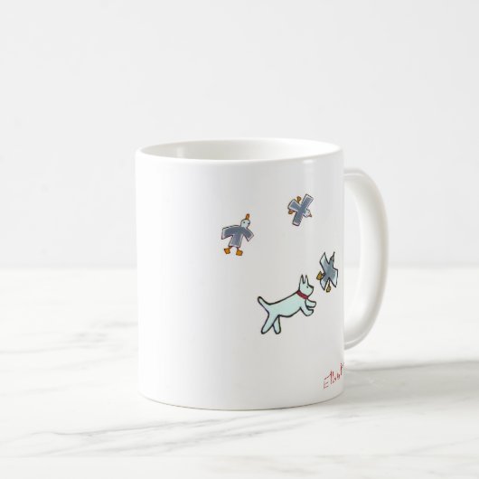 Pak de zeemeeuw. koffiemok (Voorkant rechts)