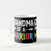 Pak deze schattige grootmoeder van een Warrior T-s Koffiemok (Voorkant links)