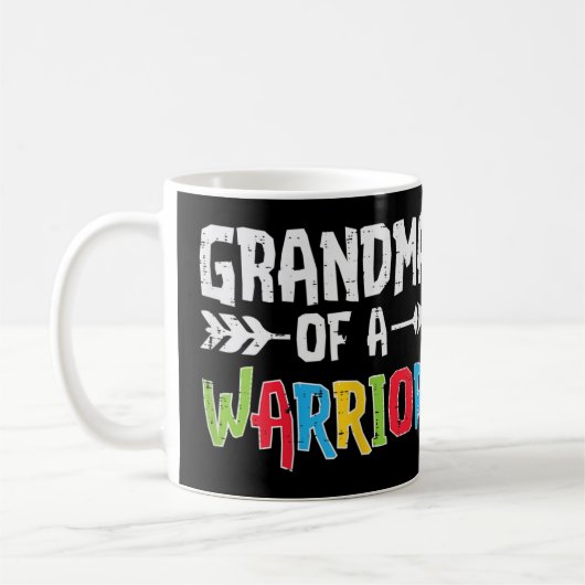 Pak deze schattige grootmoeder van een Warrior T-s Koffiemok (Links)