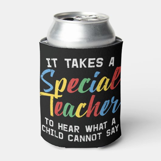 Pak deze schattige, het kost een speciale leraar o blikjeskoeler (Blikje Voorkant)