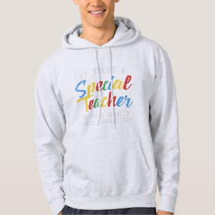 Pak deze schattige, het kost een speciale leraar o hoodie
