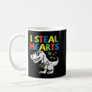 Pak deze schattige I Steal Hearts Trex Dinosaur T- Koffiemok
