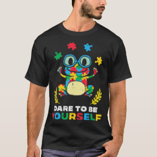 Pak deze schattige puzzelkikker om jezelf T-S te w T-shirt