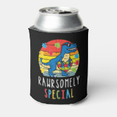 Pak deze schattige Trex Dino Rawrsomely Special T- Blikjeskoeler (Blikje Achterkant)