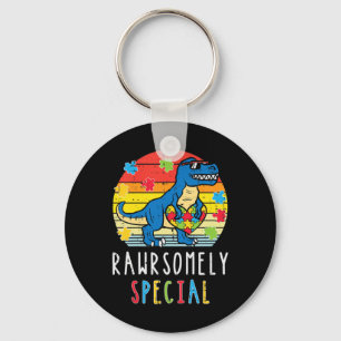 Pak deze schattige Trex Dino Rawrsomely Special T- Sleutelhanger