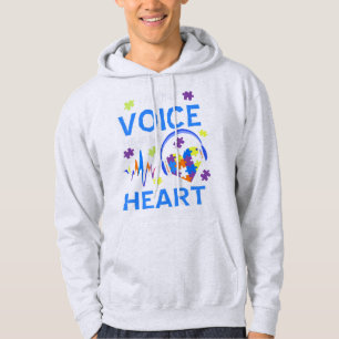 Pak dit: "Ik ben zijn stem Hij is mijn hartautisme Hoodie