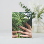 Pak een Bunch van Curly Kale Briefkaart (Staand voorkant)