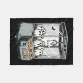 Pak een Ghost Claw Machine Arcade Grappig Hallowee Fleece Deken (Voorkant (Horizontaal))