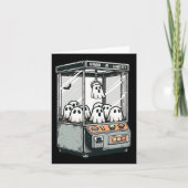 Pak een Ghost Claw Machine Arcade Grappig Hallowee Kaart (Voorkant)