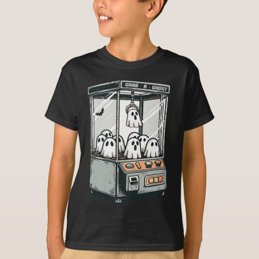Pak een Ghost Claw Machine Arcade Grappig Hallowee T-shirt (Voorkant)