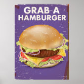 Pak een Hamburger Poster. Poster (Voorkant)