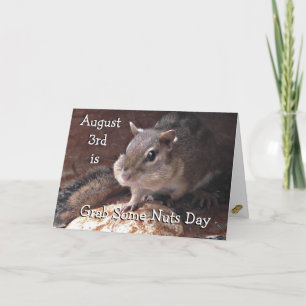 Pak een paar Nuts Day Funny Feestdagen Kaart