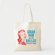 Pak hem bij de stemming - Kamala Harris Canvas tas